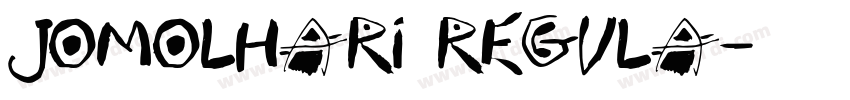 Jomolhari Regula字体转换